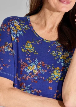 T-shirt en jersey avec motif floral