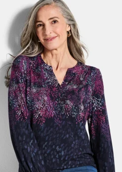 T-shirt en jersey avec motif à petits pois
