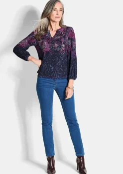 T-shirt en jersey avec motif à petits pois
