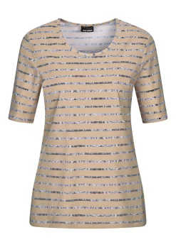 T-shirt en jersey avec motif à rayures
