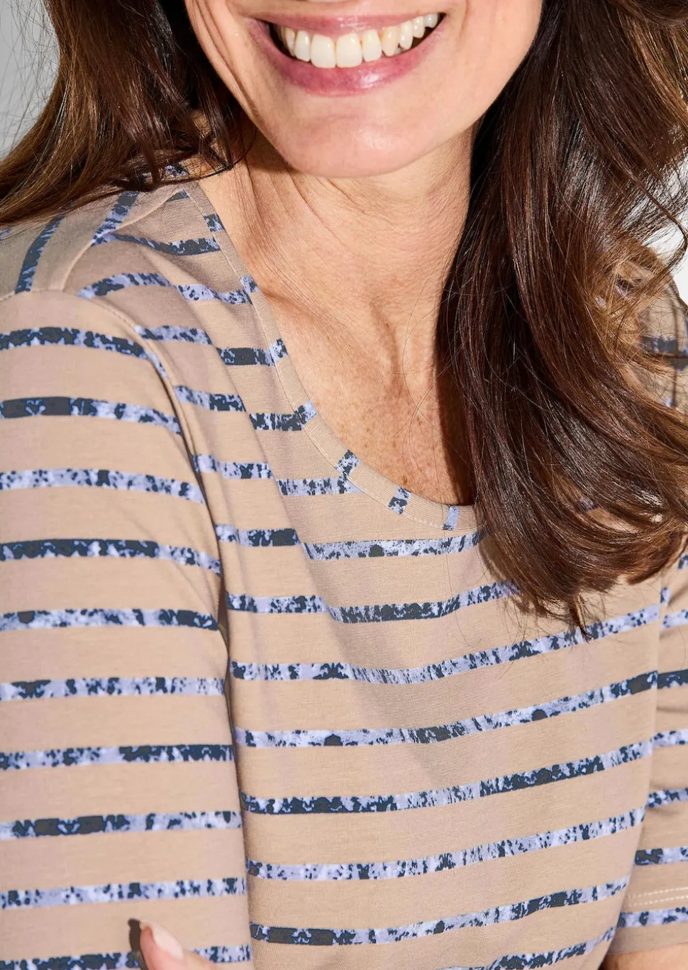 T-shirt en jersey avec motif à rayures