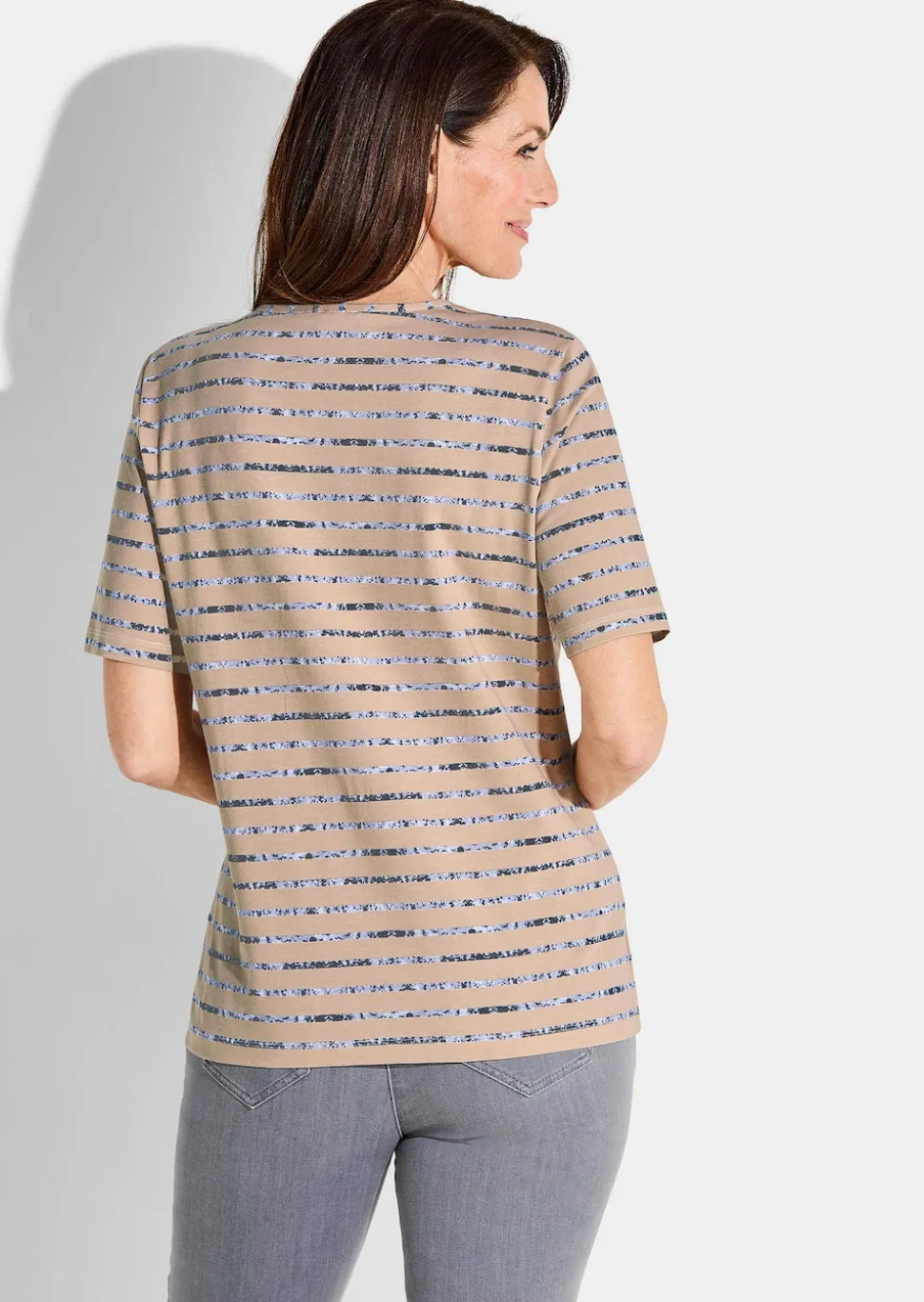 T-shirt en jersey avec motif à rayures