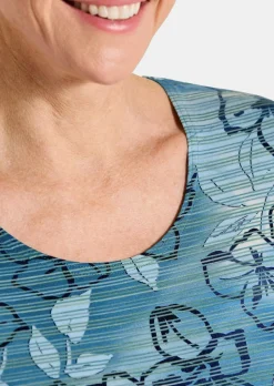 T-shirt en jersey avec motif à rayures