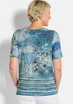 T-shirt en jersey avec motif à rayures