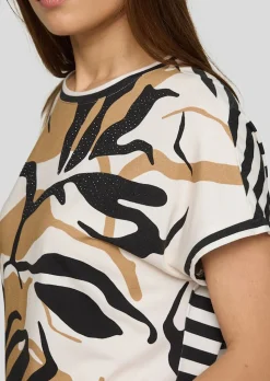 T-shirt en jersey de coton et Modal