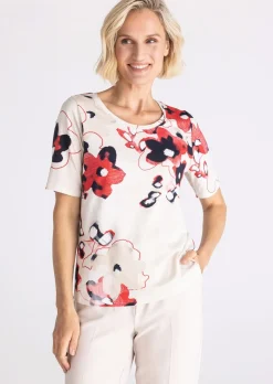 T-shirt en jersey de coton et Modal