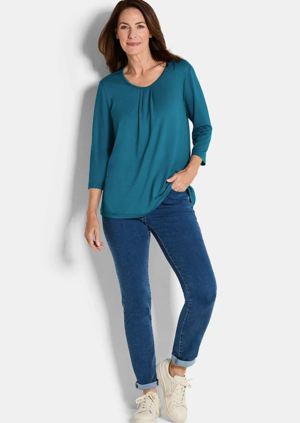 T-shirt en jersey de viscose