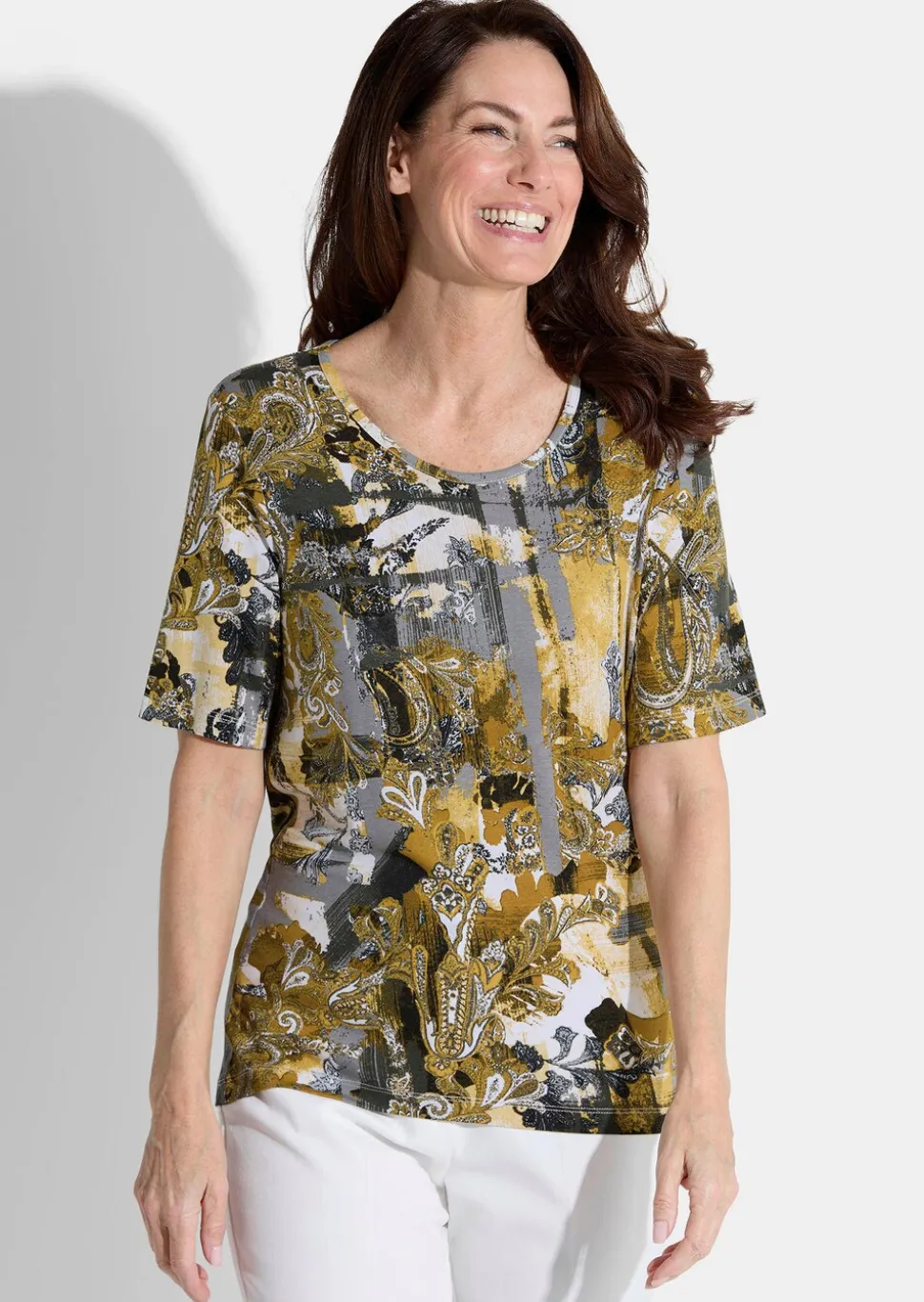 T-shirt en jersey de viscose