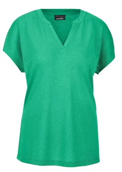 T-shirt en jersey de viscose aéré