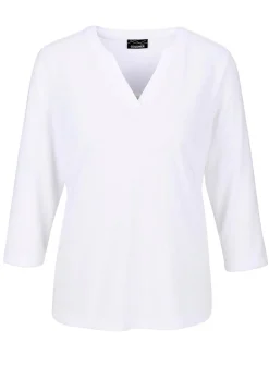 T-shirt en jersey de viscose aéré