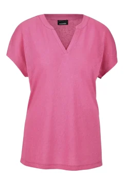 T-shirt en jersey de viscose aéré