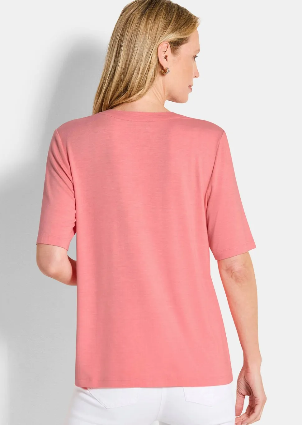 T-shirt en jersey de viscose ultra-douce