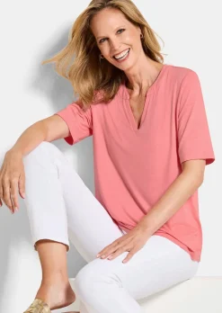 T-shirt en jersey de viscose ultra-douce