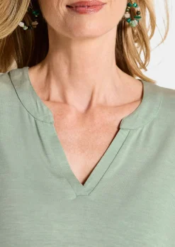 T-shirt en jersey de viscose ultra-douce