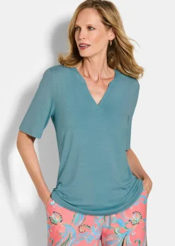 T-shirt en jersey de viscose ultra-douce