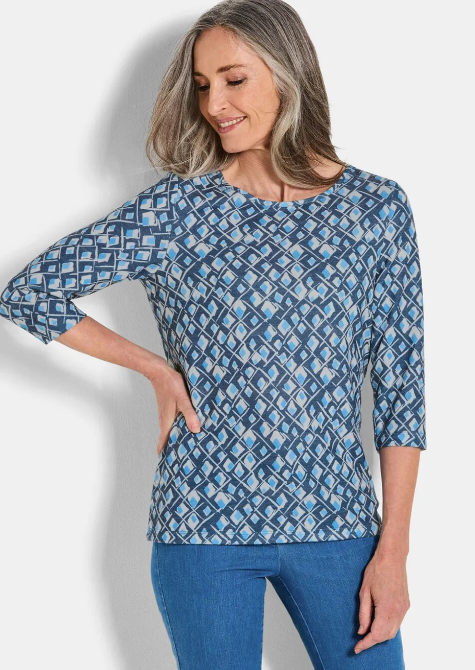 T-shirt en jersey duveteux