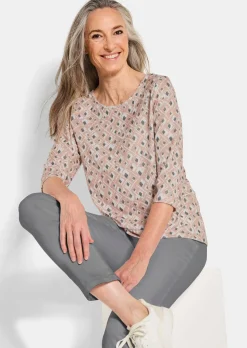 T-shirt en jersey duveteux