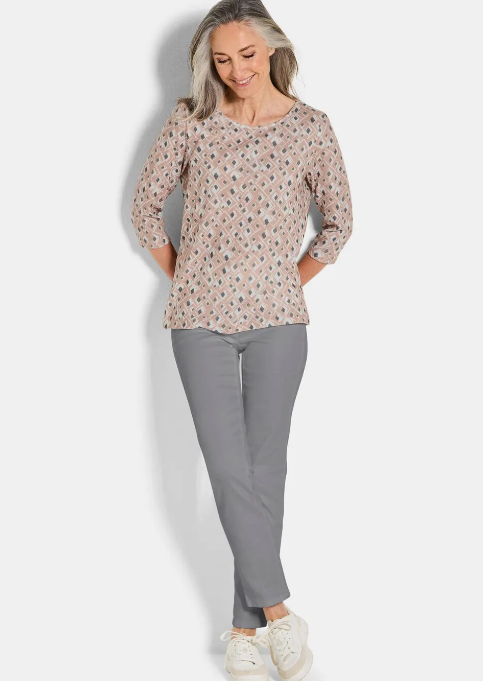 T-shirt en jersey duveteux