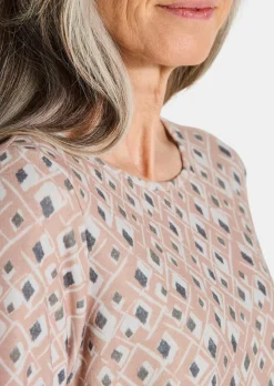 T-shirt en jersey duveteux