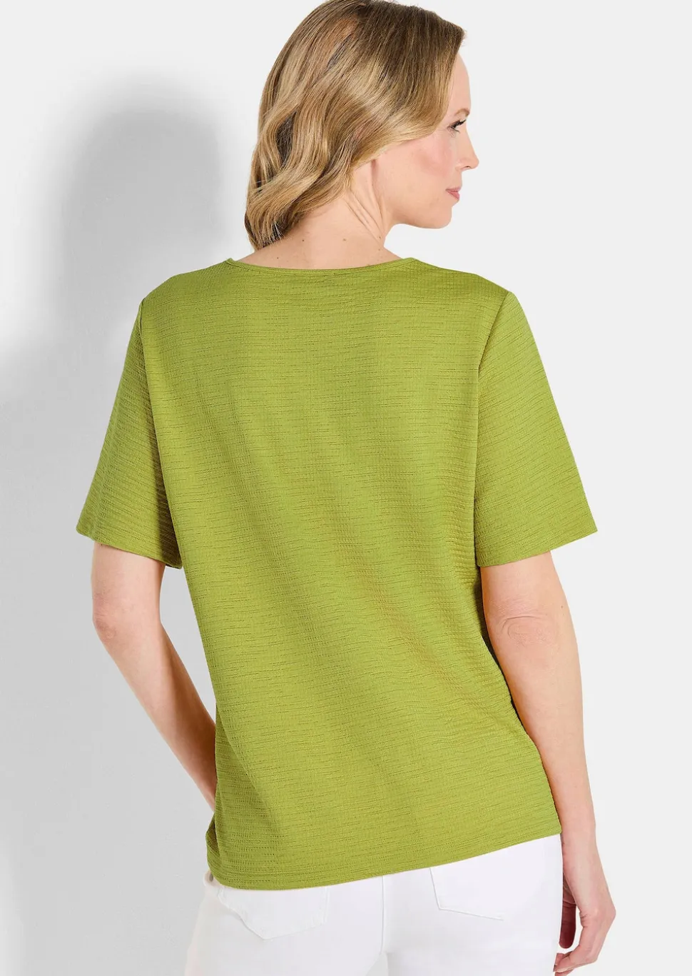 T-shirt en jersey à encolure bateau