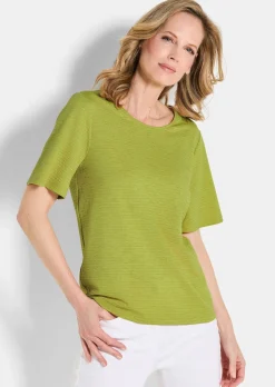 T-shirt en jersey à encolure bateau