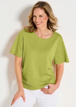 T-shirt en jersey à encolure bateau