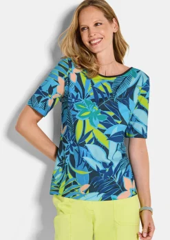 T-shirt en jersey à encolure bateau