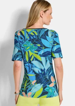 T-shirt en jersey à encolure bateau