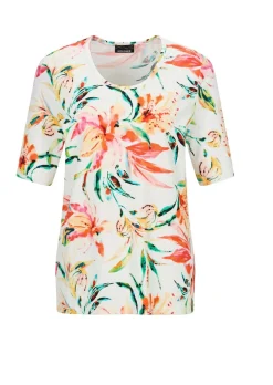 T-shirt en jersey à imprimé floral
