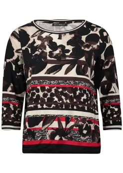 T-shirt en jersey à manches 3/4