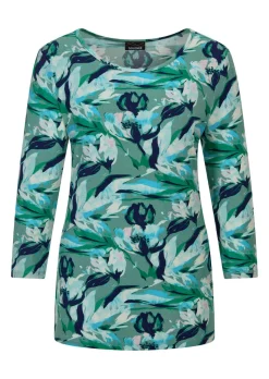 T-shirt en jersey à motif floral