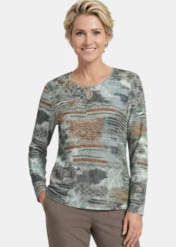 T-shirt en tricot imprimé