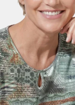 T-shirt en tricot imprimé