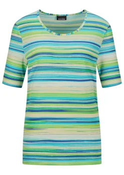 T-shirt en viscose avec motif à rayures