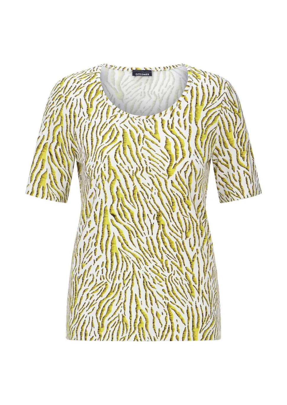T-shirt en viscose avec motif zèbre