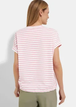 T-shirt estival avec lien de serrage à la base
