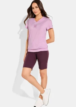 T-shirt fonctionnel avec encolure en V