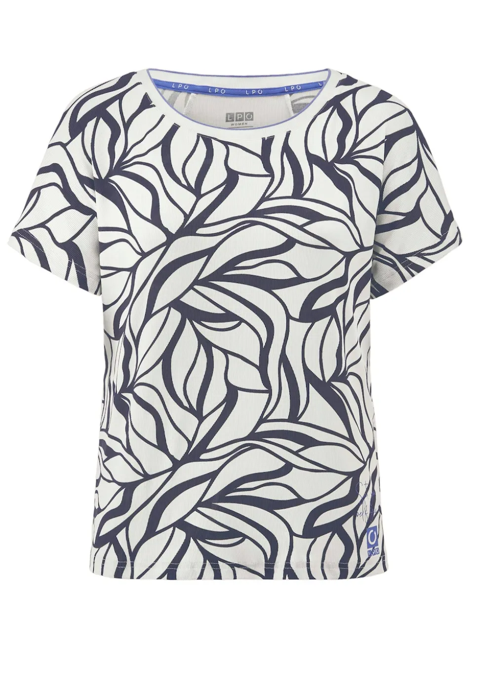 T-shirt fonctionnel en jersey côtelé respirant