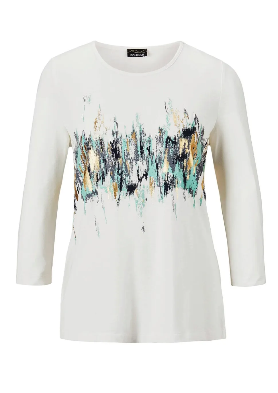 T-shirt imprimé avec effet scintillant