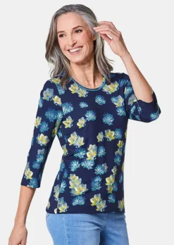 T-shirt imprimé à couleurs vives