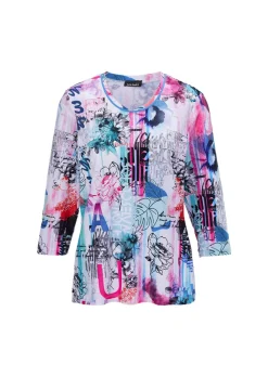T-shirt imprimé à couleurs vives