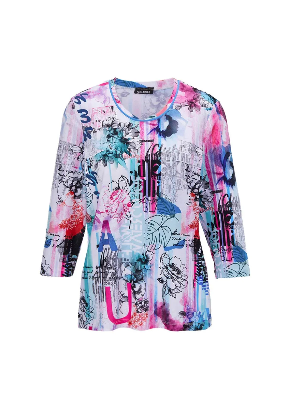 T-shirt imprimé à couleurs vives
