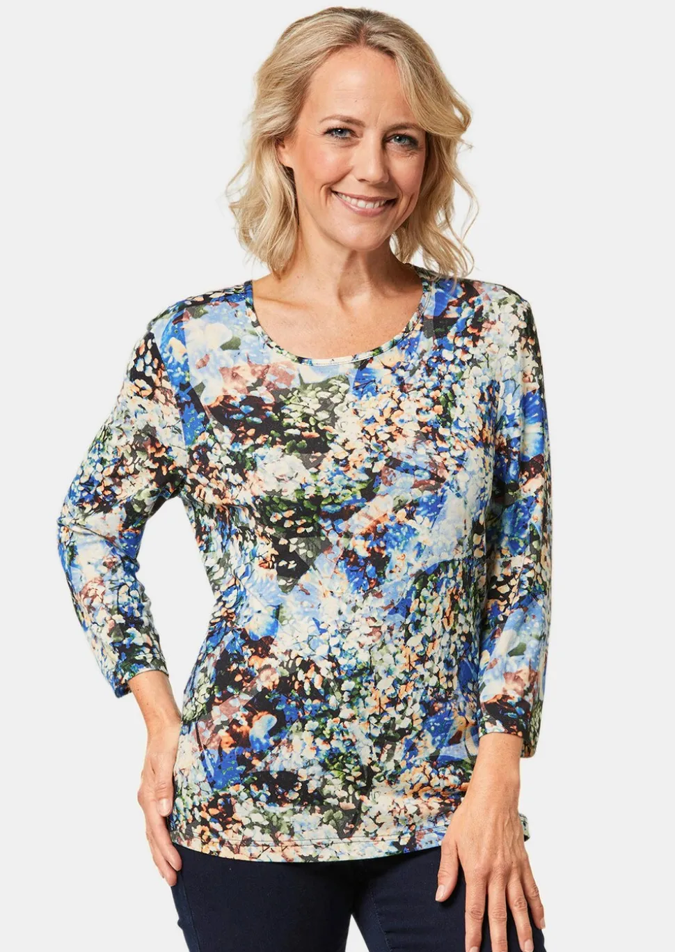 T-shirt imprimé à couleurs vives