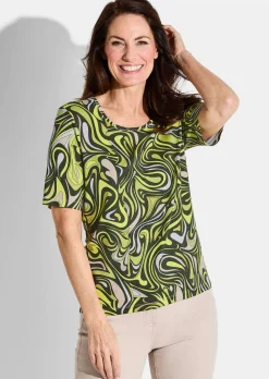 T-shirt imprimé en jersey de viscose