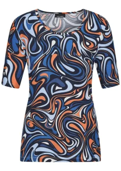 T-shirt imprimé en jersey de viscose
