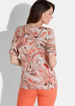 T-shirt imprimé en jersey de viscose