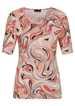T-shirt imprimé en jersey de viscose