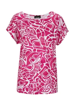 T-shirt imprimé en jersey de viscose