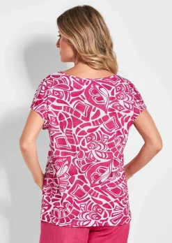 T-shirt imprimé en jersey de viscose