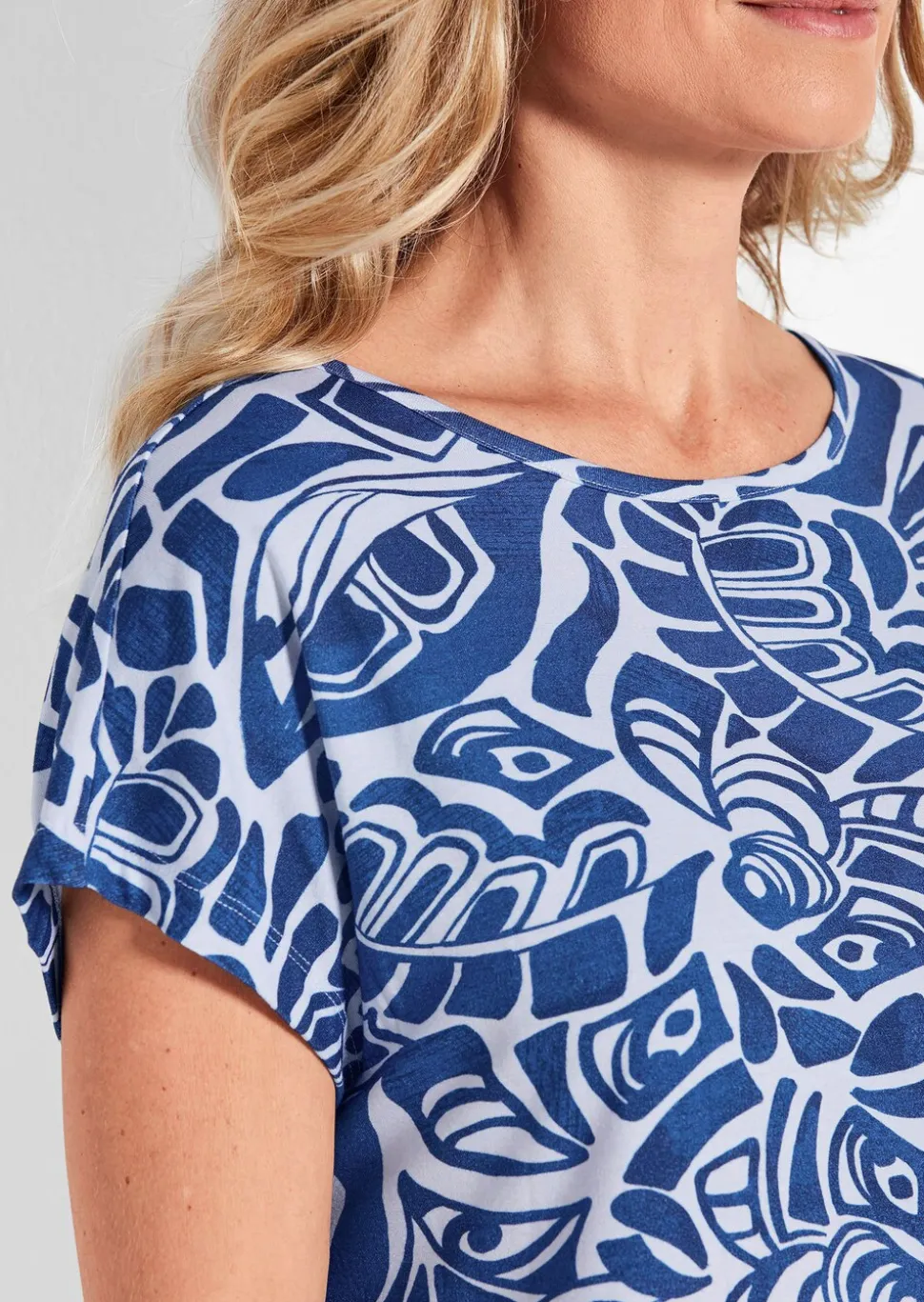 T-shirt imprimé en jersey de viscose
